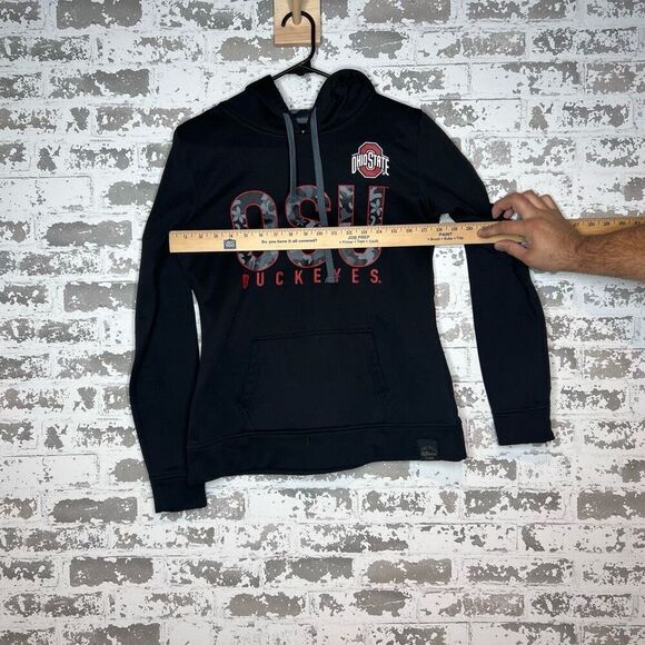 Scarlet and gray authentic apparel Ohio state buckeyes hoodie - Picture 5 of 6